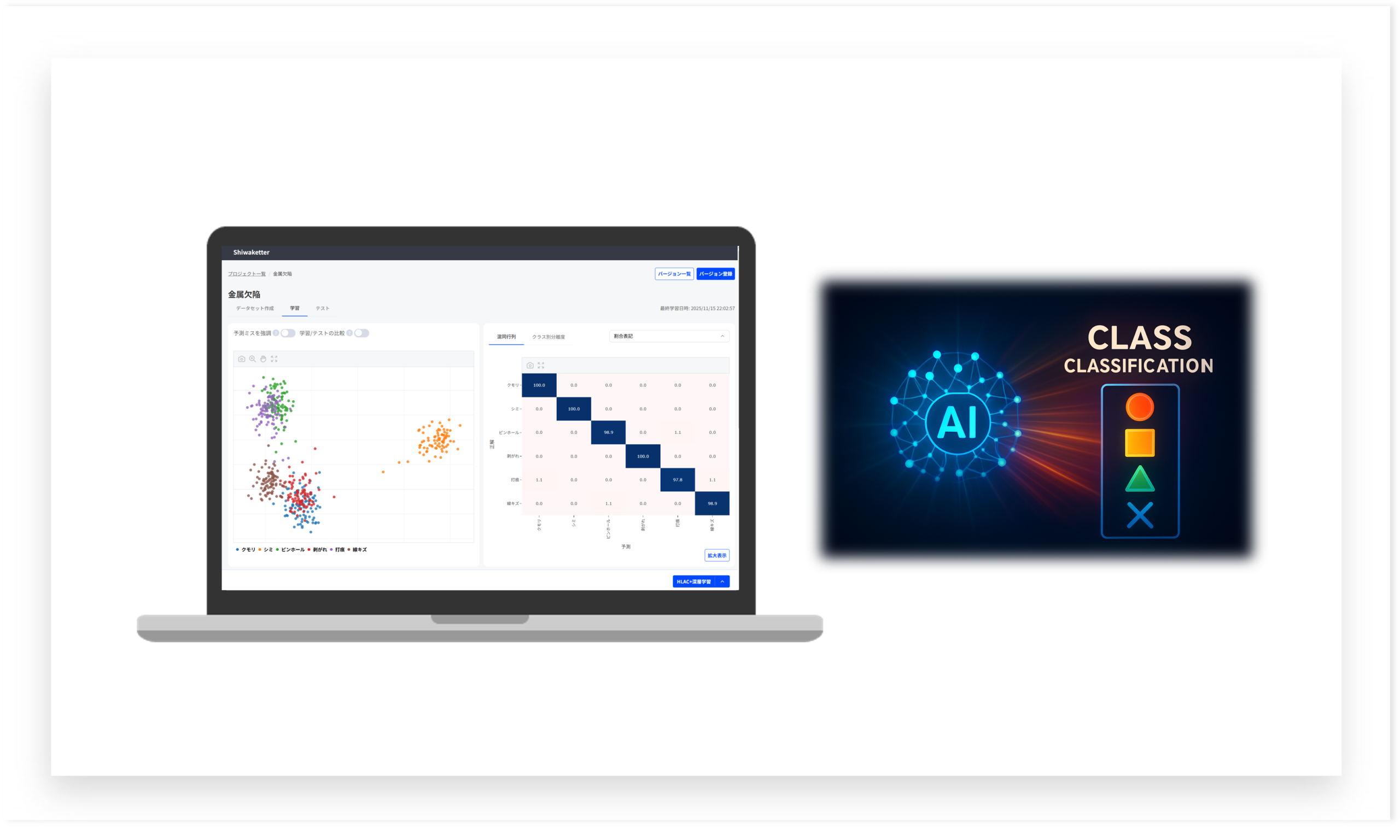 欠陥画像分類プロダクト